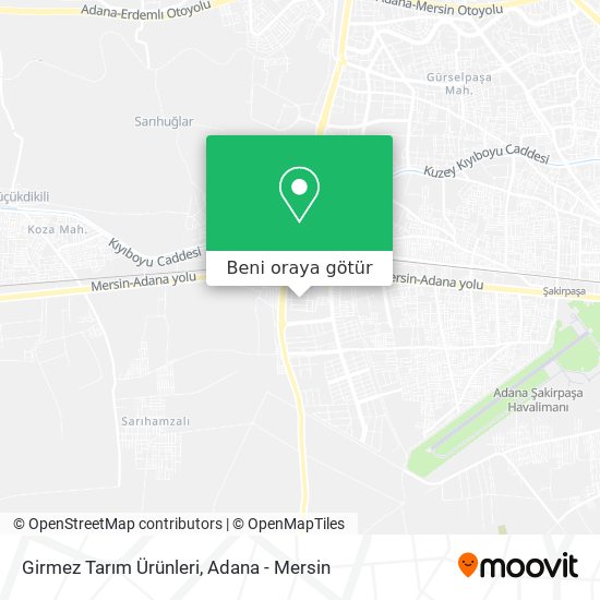 Girmez Tarım Ürünleri harita