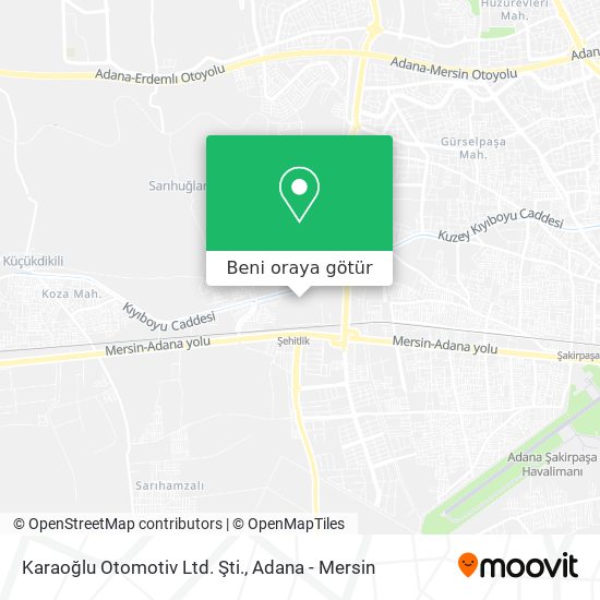 Karaoğlu Otomotiv Ltd. Şti. harita