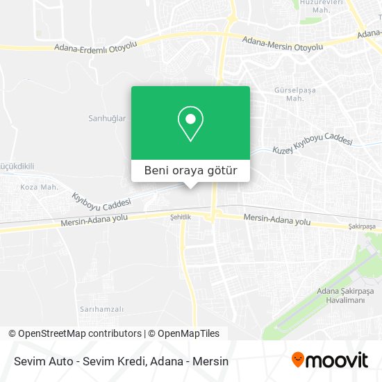 Sevim Auto - Sevim Kredi harita