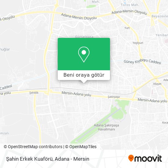 Şahin Erkek Kuaförü harita