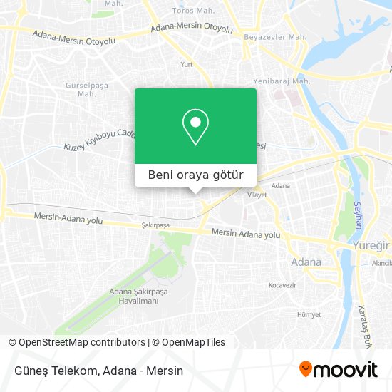 Güneş Telekom harita