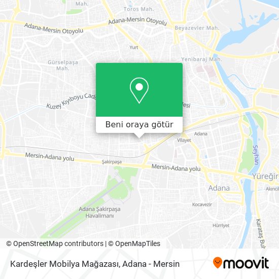 Kardeşler Mobilya Mağazası harita