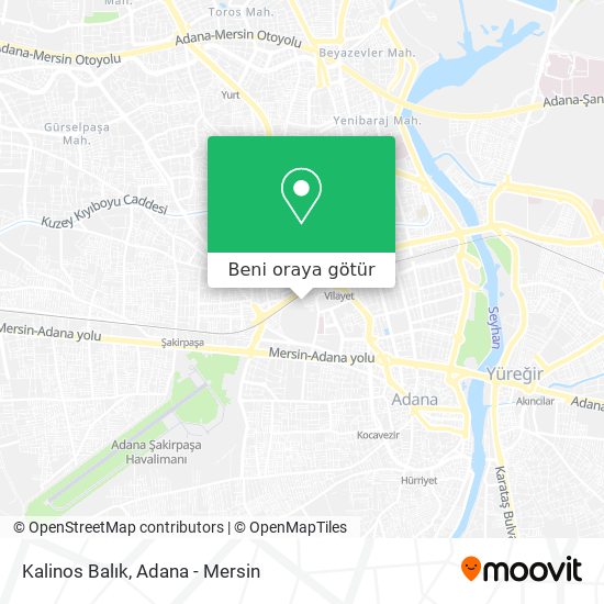 Kalinos Balık harita