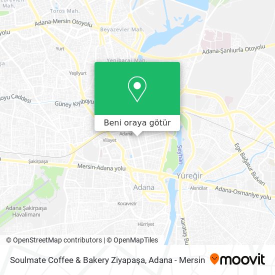 Soulmate Coffee & Bakery Ziyapaşa harita