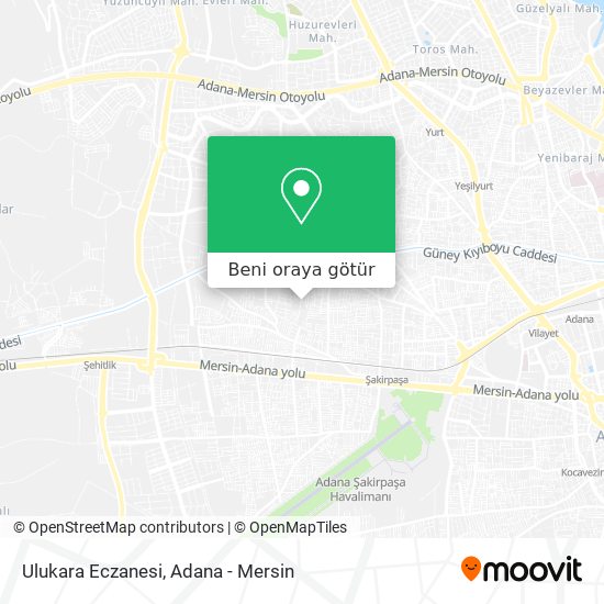 Ulukara Eczanesi harita