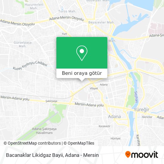 Bacanaklar Likidgaz Bayii harita