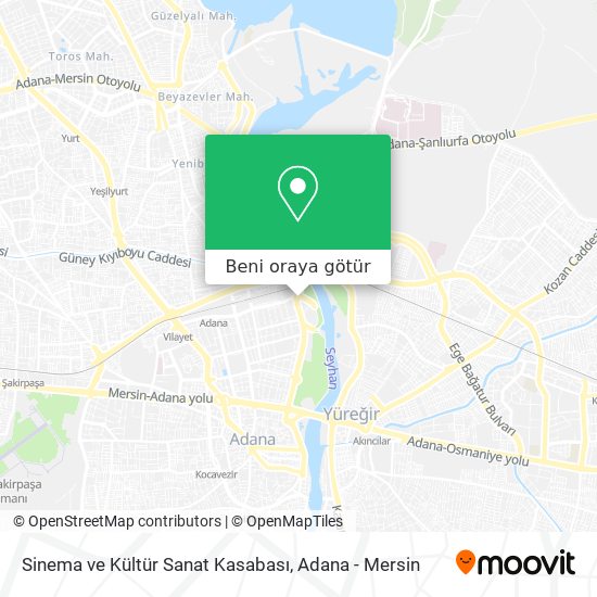 Sinema ve Kültür Sanat Kasabası harita