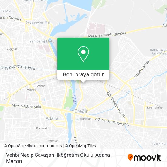 Vehbi Necip Savaşan İlköğretim Okulu harita