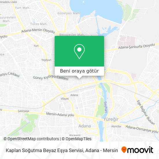 Kaplan Soğutma Beyaz Eşya Servisi harita