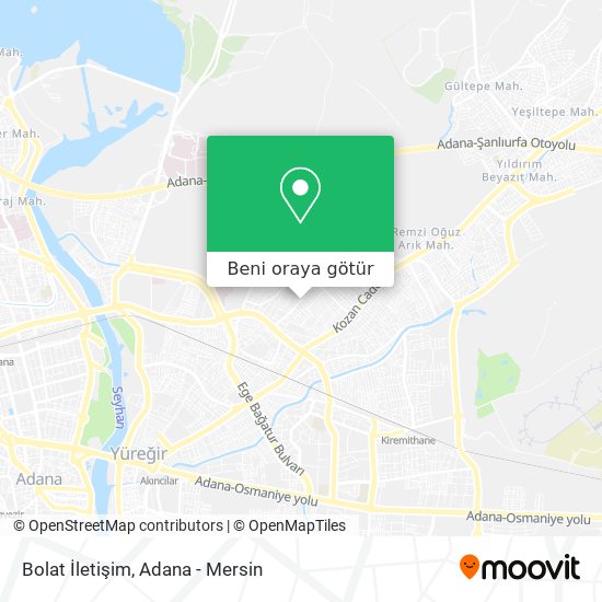 Bolat İletişim harita