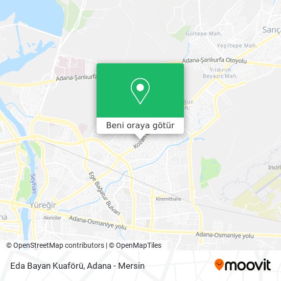 Eda Bayan Kuaförü harita
