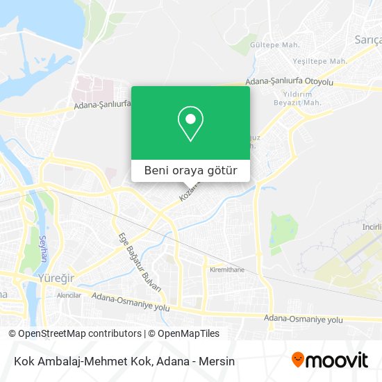 Kok Ambalaj-Mehmet Kok harita