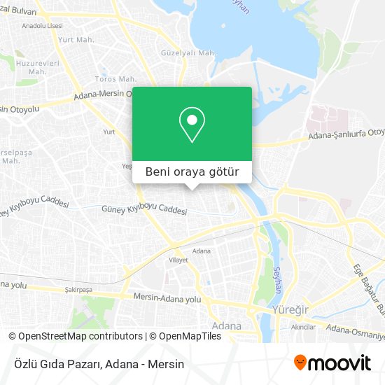 Özlü Gıda Pazarı harita