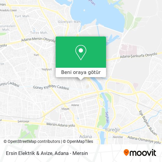 Ersin Elektrik & Avize harita