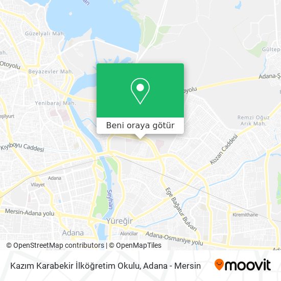 Kazım Karabekir İlköğretim Okulu harita