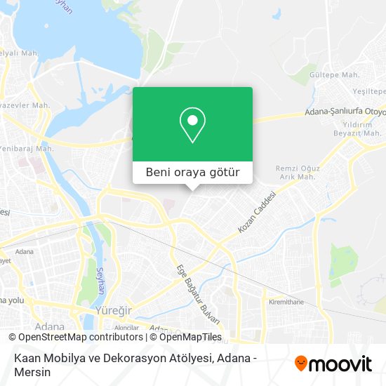 Kaan Mobilya ve Dekorasyon Atölyesi harita