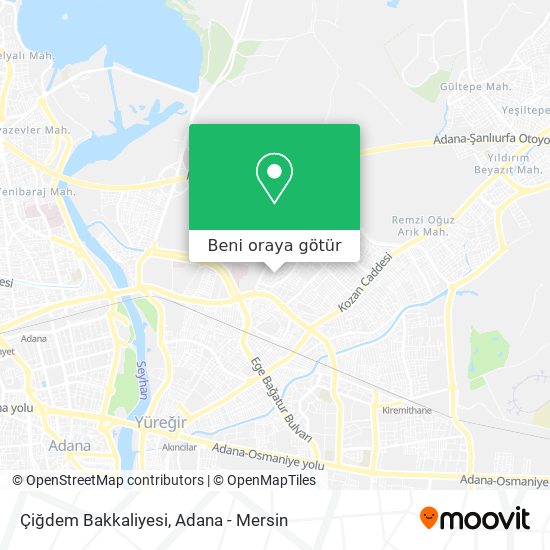Çiğdem Bakkaliyesi harita