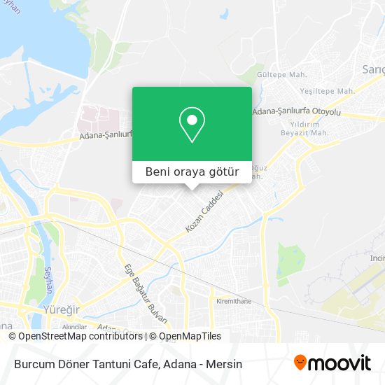 Burcum Döner Tantuni Cafe harita