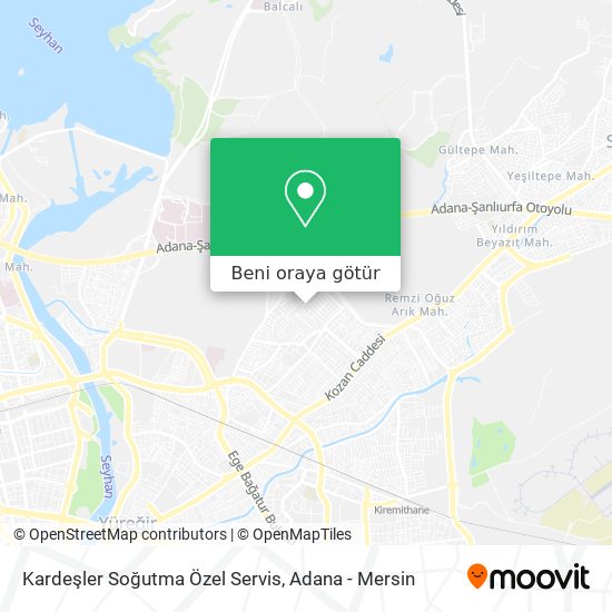 Kardeşler Soğutma Özel Servis harita