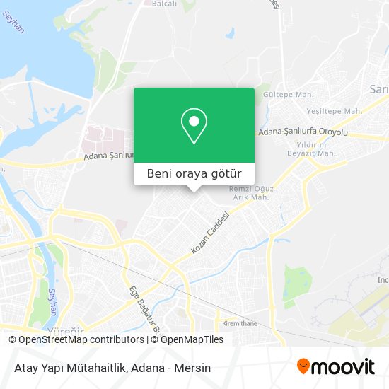 Atay Yapı Mütahaitlik harita