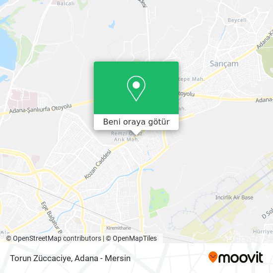 Torun Züccaciye harita