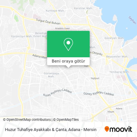 Huzur Tuhafiye Ayakkabı & Çanta harita