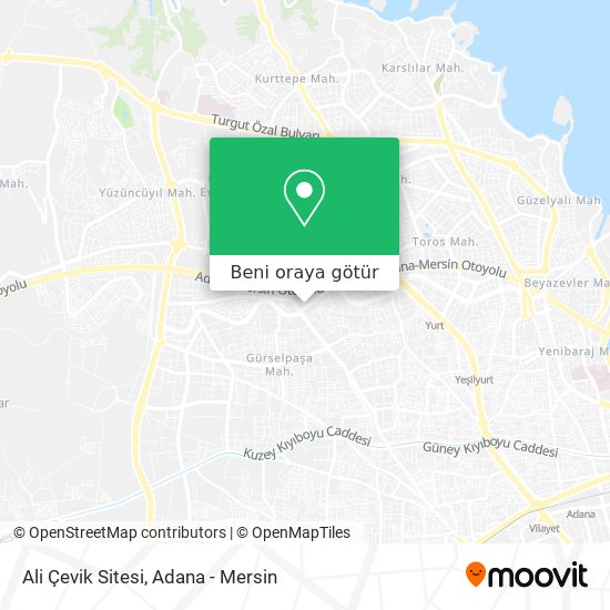 Ali Çevik Sitesi harita