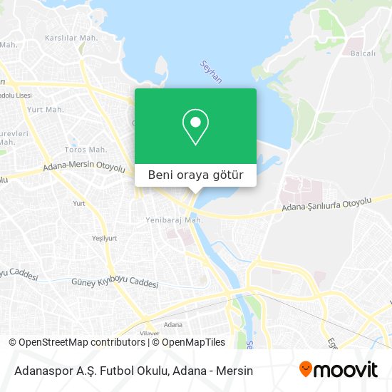 Adanaspor A.Ş. Futbol Okulu harita