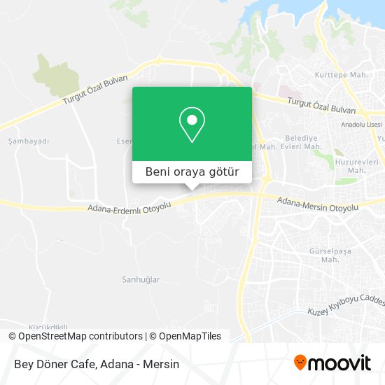 Bey Döner Cafe harita