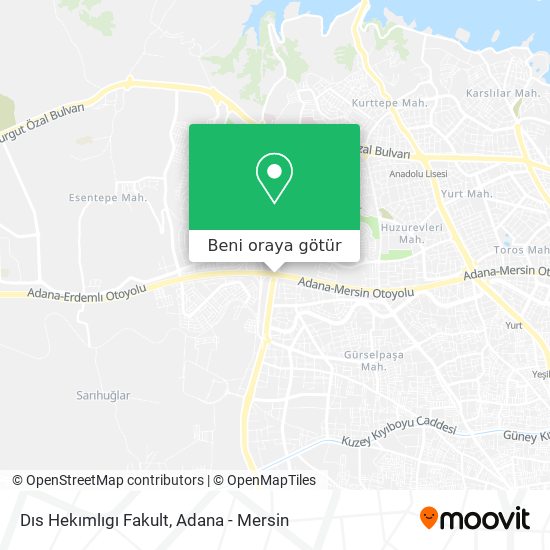 Dıs Hekımlıgı Fakult harita