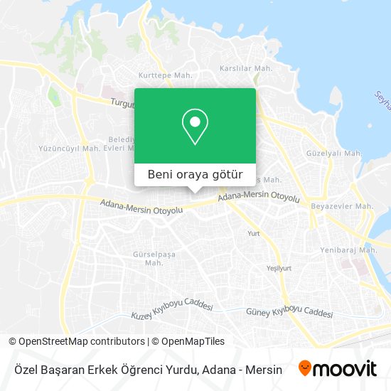 Özel Başaran Erkek Öğrenci Yurdu harita