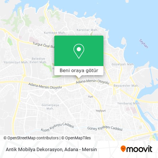 Antik Mobilya Dekorasyon harita