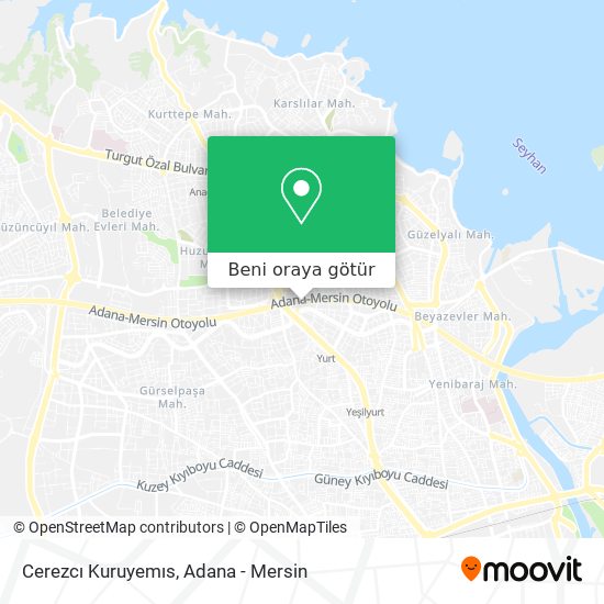 Cerezcı Kuruyemıs harita