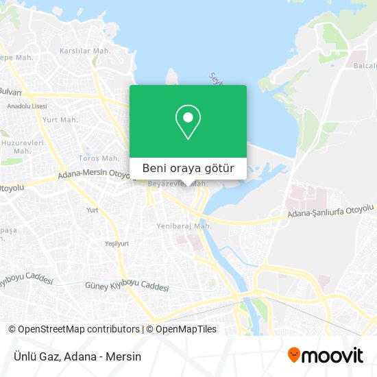 Ünlü Gaz harita