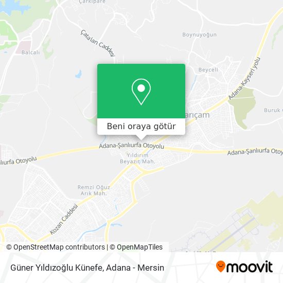 Güner Yıldızoğlu Künefe harita