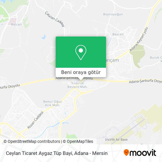 Ceylan Ticaret Aygaz Tüp Bayi harita