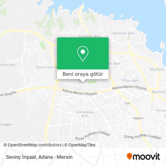Sevinç İnşaat harita