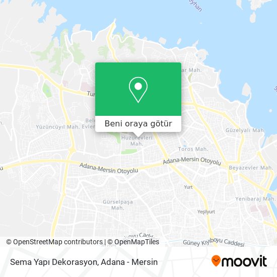 Sema Yapı Dekorasyon harita