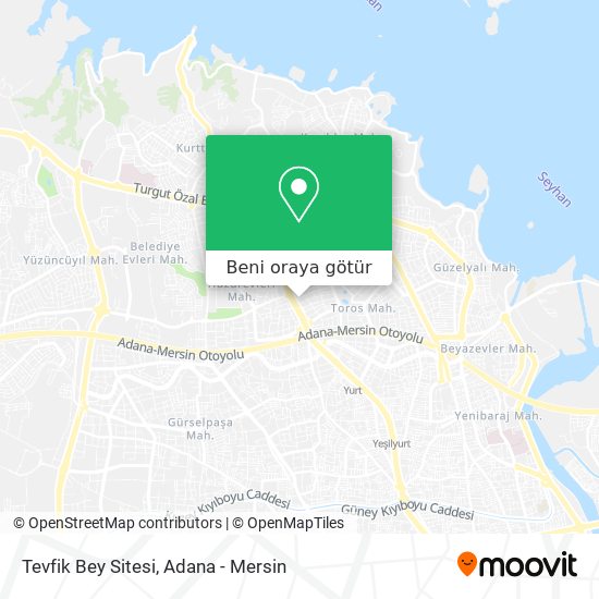 Tevfik Bey Sitesi harita