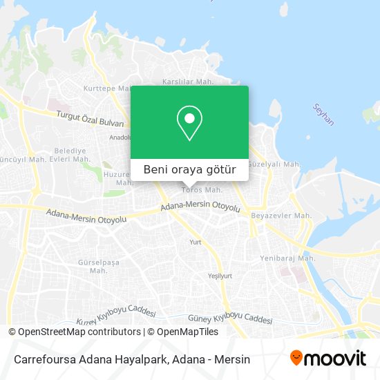 Carrefoursa Adana Hayalpark harita