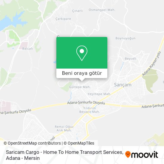 Saricam Cargo - Home To Home Transport Services harita