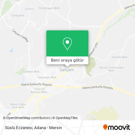 Süslü Eczanesi harita