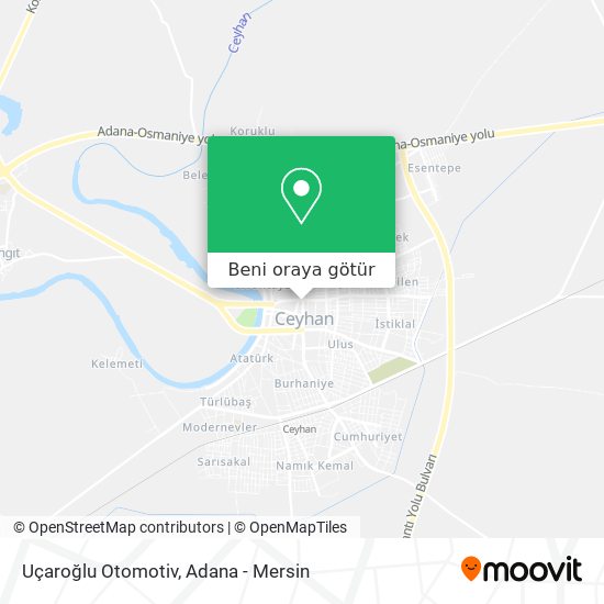 Uçaroğlu Otomotiv harita