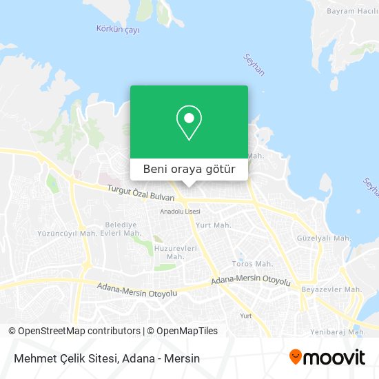Mehmet Çelik Sitesi harita