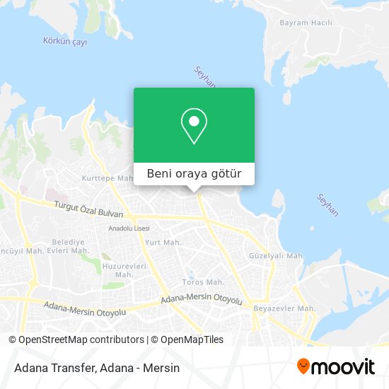 Adana Transfer harita