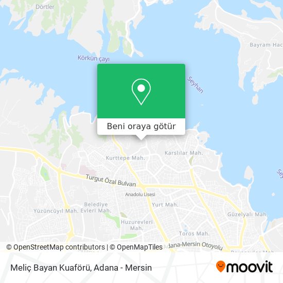 Meliç Bayan Kuaförü harita