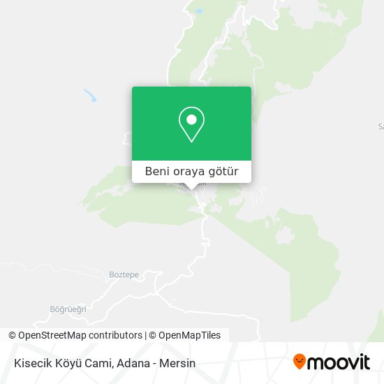 Kisecik Köyü Cami harita