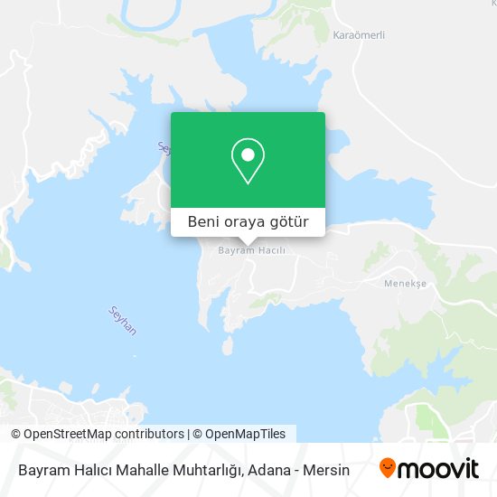 Bayram Halıcı Mahalle Muhtarlığı harita