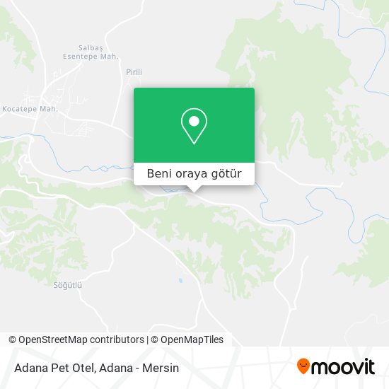 Adana Pet Otel harita