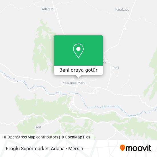 Eroğlu Süpermarket harita